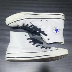 コンバース　レザー　ホワイト　CONVERSE ALL STAR HI