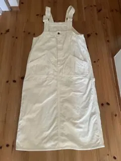 Lee サロペット アイボリー S コーデュロイ