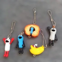 パペットスンスン　ガチャ　キーホルダー　5点セット