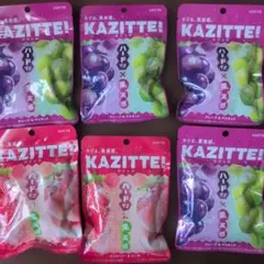 LOTTE KAZITTE! ハードグミ 6袋セットのサムネイル