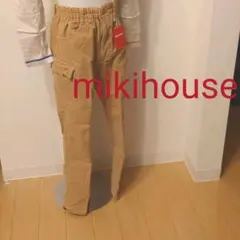 ミキハウスコーデュロイ素材のパンツ130cm新品タグ付送料無料mikihouse