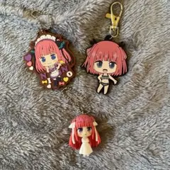 五等分の花嫁　中野二乃キーホルダー 3個セット