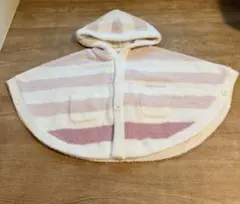 【新品タグ付き】ベビーポンチョ　ジェラートピケ80〜90cm