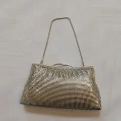 シルバーメタリックパーティーバッグ