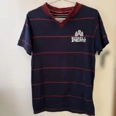 Russell Athletic ボーダーTシャツ ネイビーのサムネイル