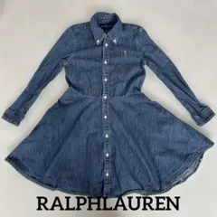 〈RALPHLAUREN〉kids デニムワンピース（125cm）