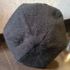 Black&Whiteニットベレー帽