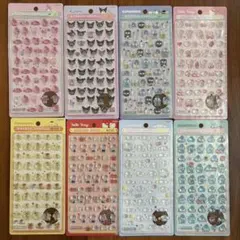 正規品　サンリオミニ　ボンボンドロップシール　8種類コンプリート　8枚セット