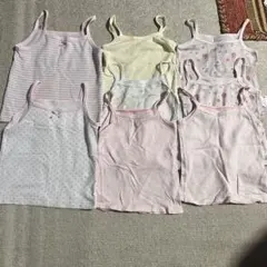 メッシュ肌着　キャミソール 8枚セット 80