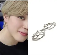 BTS 防弾少年団 ジミン 着用風 ツイストフープピアス