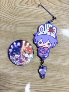 すとぷり ななもり つながるあにまるらばすと 缶バッチ