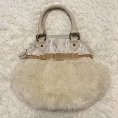 新品未使用　axes femme リボン レース ハンドバッグ y2k 森ガール