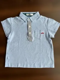 ファミリア　ポロシャツ　ブルー　120