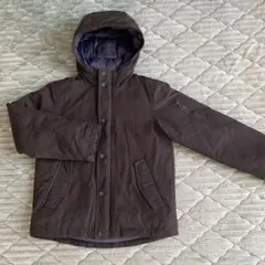 GU 黒 ダウンコート フード付き