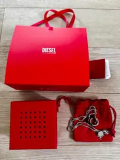 DIESEL リングペンダント ネックレス　DX1168箱付き
