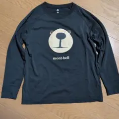 mont-bell ブラック 長袖カットソー 130