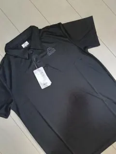 【新品未使用】カッパ KAPPAメンズトレーニング半袖ポロシャツブラックMサイのサムネイル