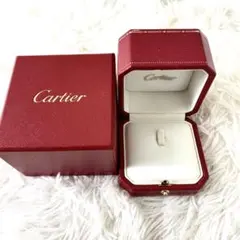 カルティエ　Cartier ジュエリーボックス　空箱　レディース　赤