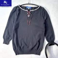 y2k 00'sBURBERRYBLUELABELノバチェックリボン
