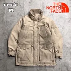 ノースフェイス/ダウンコート/モッズコート/マクマード/M/ベージュ
