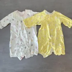 ベビー 綿100% カバーオール　50-60cm 2点セット　男の子　女の子