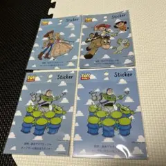 トイストーリー　耐熱　耐水　ステッカー　新品　4枚セット　シール