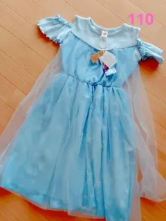 最終値下げ　しまむら　アナと雪の女王　ワンピース　110