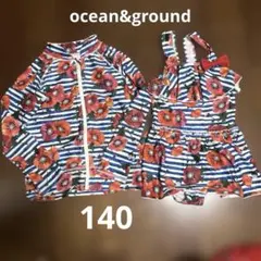 オーシャンアンドグラウンドOCEAN&GROUND スイムウェア　ラッシュガード