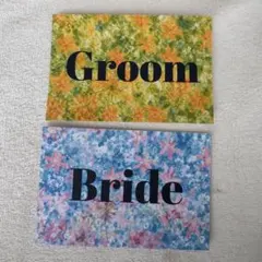 ウェルカムスペース　受付サイン 結婚式　受付