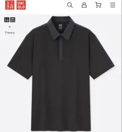 【新品未使用】UNIQLO x Theory エアリズムスリムフィットポロシャツ