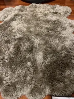 リアルムートンラグ　羊毛シープスキン　長毛 特大サイズ