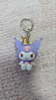 マイメロディ・クロミ×宇佐美 立体ラバーキーホルダー クロミ