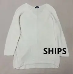 SHIPS トップス　リネン80% サマーニット　薄手のサムネイル