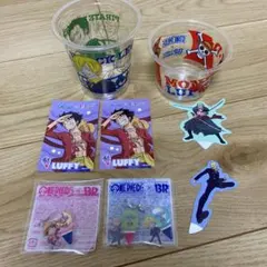 サーティーワン　ワンピースコラボ　アクリルチャーム　ルフィ、サンジ、ゾロ