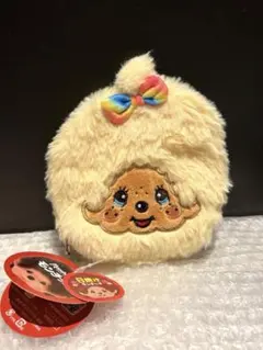 【匿名配送】 【新品タグ付】 日焼け　モンチッチ　モコモコ　ポーチのサムネイル