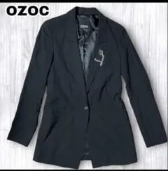 ♛ OZOC 黒 ブラック 長袖 ジャケット 羽織り スーツ 冠婚葬祭