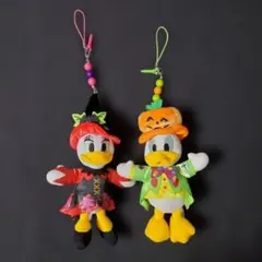 ディズニーハロウィーン2015 ぬいぐるみバッジ ドナルドダック デイジー