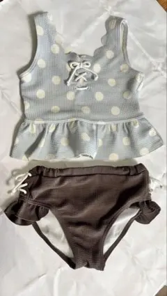 atom820様専用　petit main 130㎝　水玉セパレート水着