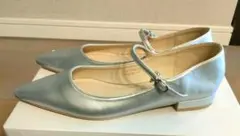 【未使用】ロデスコ　ポインテッドトゥ フラットシューズ