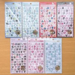 【正規品】ボンボンドロップシール　新作　サンリオmoji 文字　7枚セット