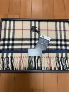 バーバリー　膝掛け　ブランケット　大判ストール