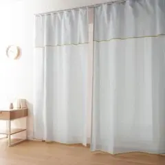 ベルメゾン　イロアイ　カーテン　レースのサムネイル
