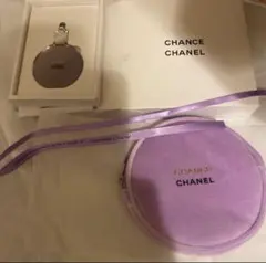 匿名配送シャネル　Chanceノベルティポーチ、キーチャーム他セット