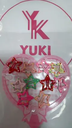 YUKI 星形ヘアピン 10個セット