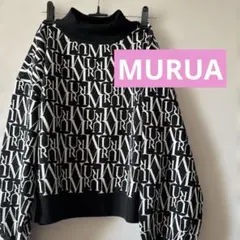 MURUA ロゴ　ニット　ムルーア　長袖　トレーナー