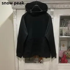 未使用 snow peak エアドライ スウェット パーカー M ブラックのサムネイル