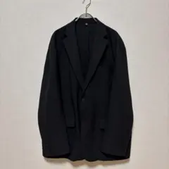 美品 GU 黒 ウォッシャブル テーラードジャケット 3XL 品番353105のサムネイル