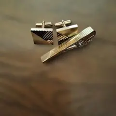 カフス ネクタイピン セット ゴールド バラ売り可