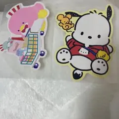 サンリオいちご新聞 推しキャラステッカー ポチャッコ タキシードサム バラ売り可
