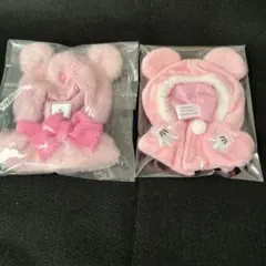 ディズニーストア シークレットポンチョ ピンク色 2種